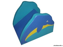 Мягкая игровая горка "Дельфин" НЛ_49