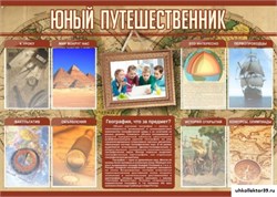 Стенд Юный путешественник ШК-0814