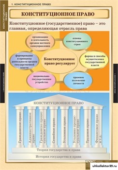 Комплект таблиц. ПРАВОВЕДЕНИЕ Конституционное право 5-8694-015