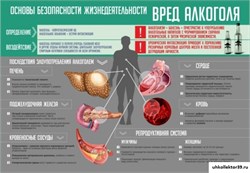 Стенд Вред алкоголя ШК-1624