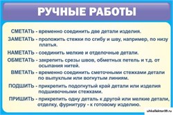 Стенд Ручные работы ШК-1915
