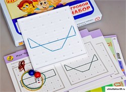 Игровой набор "Геопланшет 6х6" с комплектом карточек 11542