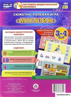 Сюжетно-ролевая игра "Магазин". Моделирование игрового опыта детей 3-4 лет. ФГОС ДО 55615558