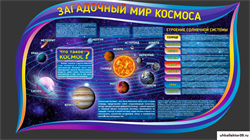 Стенд "Загадочный мир космоса" ШК-2202