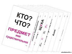 Опорные таблицы по русскому языку 1 класс 17554
