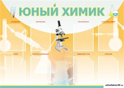 Стенд Юный химик ШК-2301