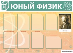 Стенд "Юный физик" ШК-2101