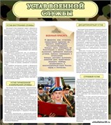 Стенд Устав военной службы ШК-1629
