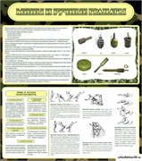 Стенд Мины и ручные гранаты ШК-1621