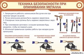 Стенд ТБ при опиливании металла ШК-2012