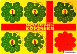 Математические корзинки 5. Развивающее пособие для освоения счета в пределах 5 МАТ-001