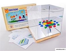 Игровой набор Фребеля "Мозаика геометрическая 3D" 12800
