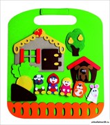Коврик-игралка  с пальчиковыми куклами Репка Ф257