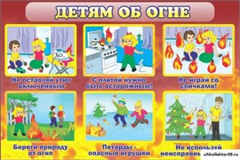 Стенд Детям об огне ДС-0160