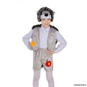 костюм "Ежик", 3 предмета: маска-шапочка, шорты,жилетка. Рост 122-128 см 657307
