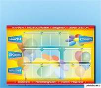 Стенд-уголок "Изучаем. Распространяем. Внедряем. Обмен опытом" ДС1012