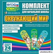 Окружающий мир (шнуровка). Животные, природа и человек, растения и грибы. НО-4366-10