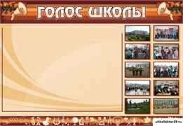 Стенд Голос школы ШК-0213