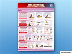Стенды "Первая помощь в чрезвычайных ситуациях" В1012