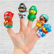 Фигурки на пальцы пальчиковый театр «Пираты» 4736791