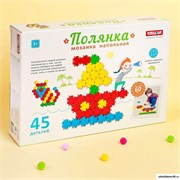 Мозаика «Полянка», 45 элементов, диаметр 60 мм 2509933