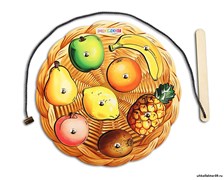 Игра с магнитами "Фрукты" 7353969