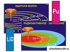 Модель-аппликация "Ядерное оружие" (ламинированная) 7340